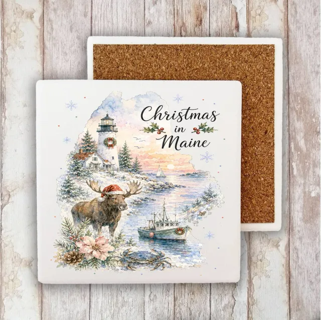 Avery Lane Christmas Maine bordskåner sten 10x10 cm