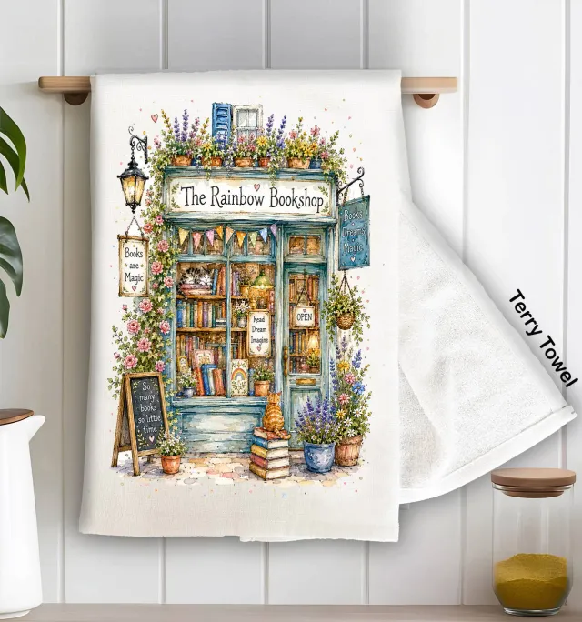Avery Lane Gifts Bookstore viskestykke terry 71x46 cm