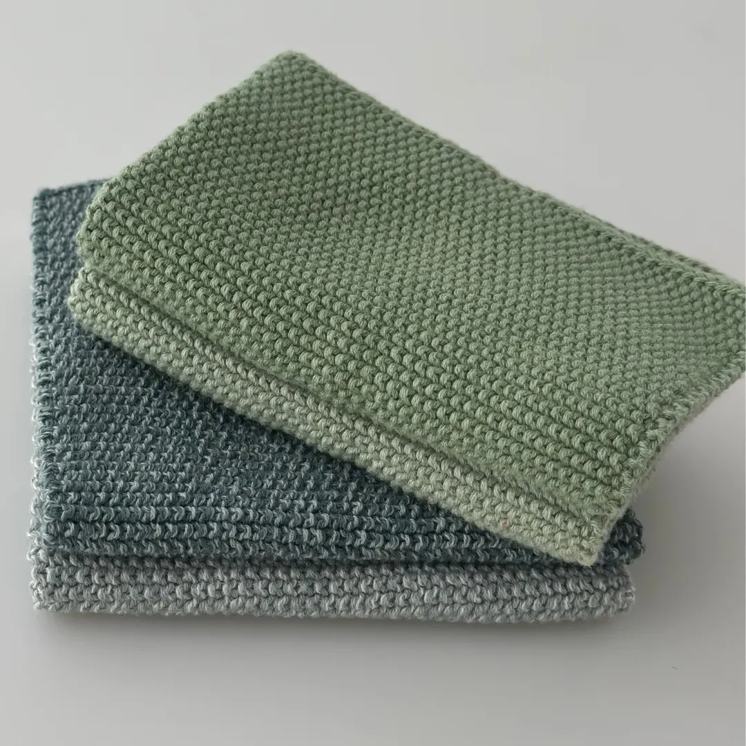 AspEgren Solid karklude 26x26 cm 2 stk laurel green