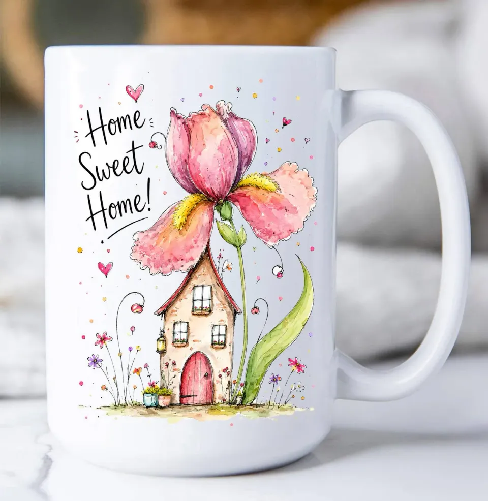 Avery Lane Gifts Home Sweet Home krus 443 ml blomster