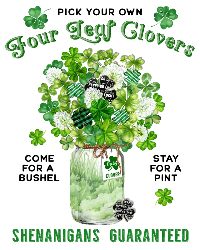 Avery Lane Clover Bouquet dekoration firkløver