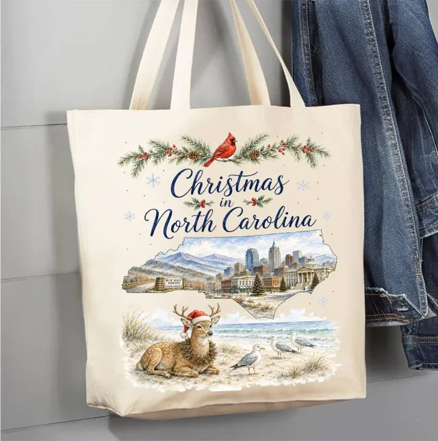 Avery Lane Gifts North Carolina mulepose bomuld 41x38 cm