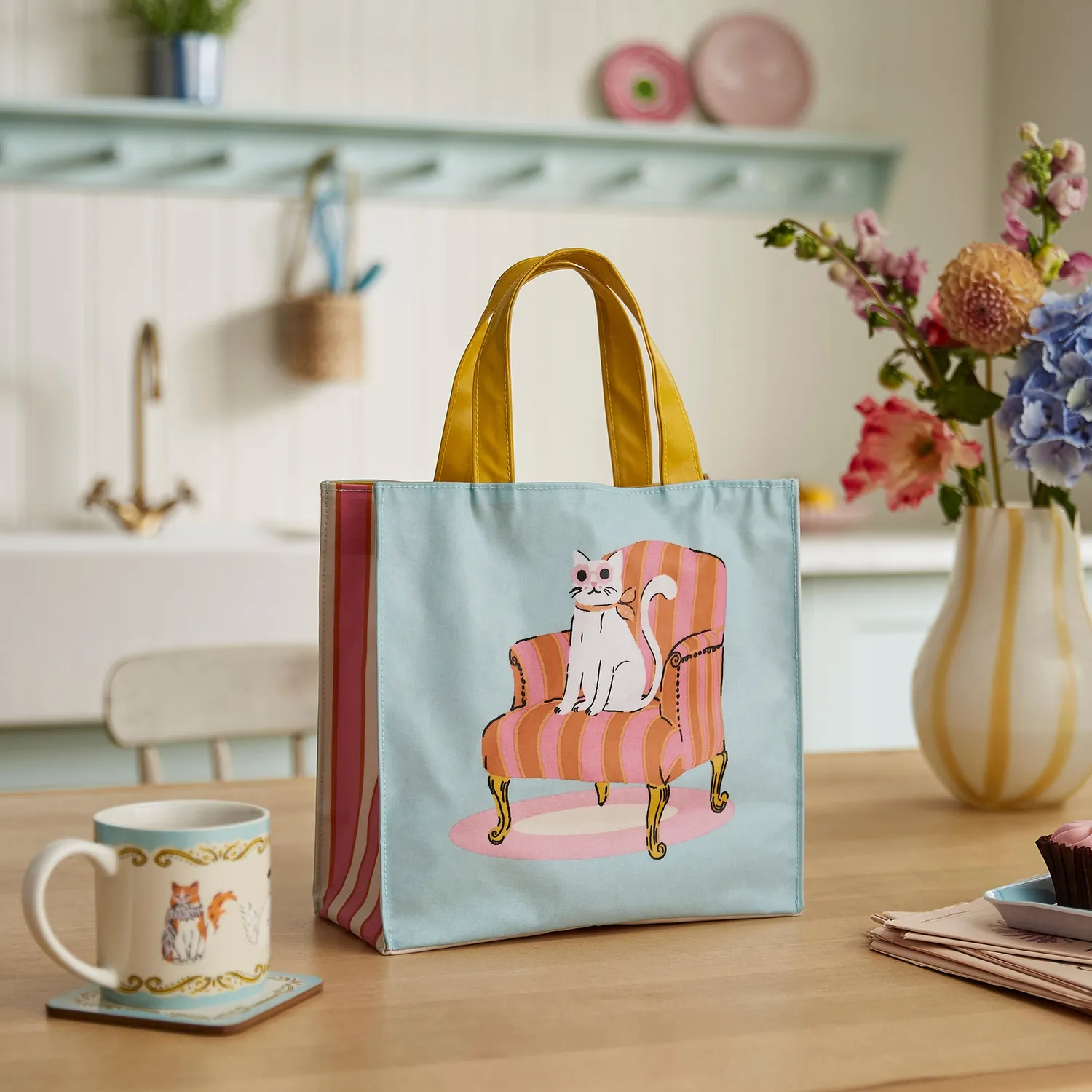 Ulster Weavers Cool Cats PVC Bag Small shopper multi 25 cm bomuld