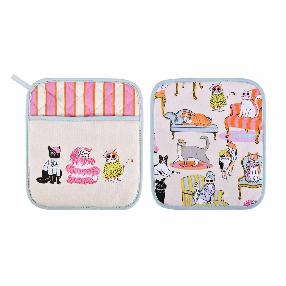 Ulster Weavers Cool Cats grydelap multifarvet bomuld