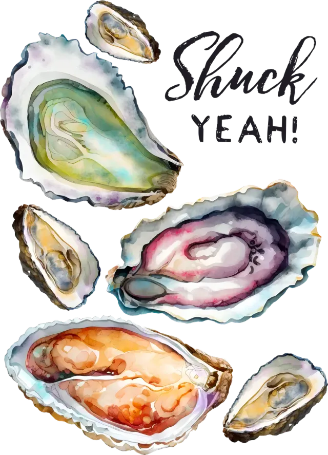 Avery Lane Gifts Oysters Shuck Yeah kystpynt strand