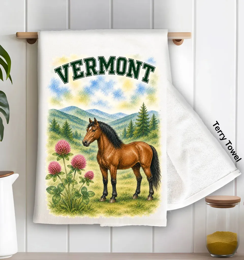 Avery Lane Gifts Vermont Bird frotté viskestykke 71x46 cm
