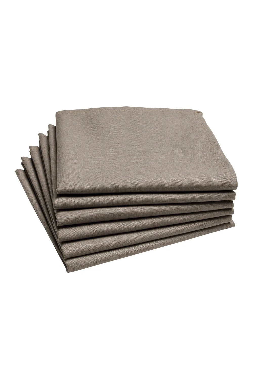 Coucke La Lilloise stofservietter 6 stk 45x45 cm hør