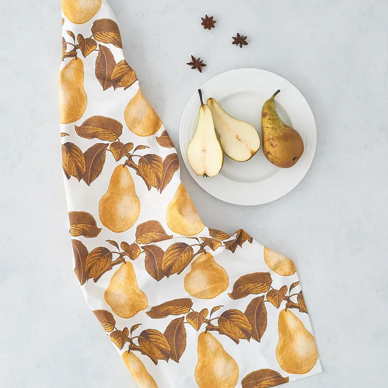 Thornback & Peel Pear viskestykke bomuld 50x70
