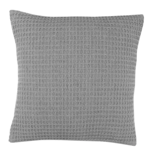 Ulster Weavers Bruges pudebetræk 43x43 sølv vaffel