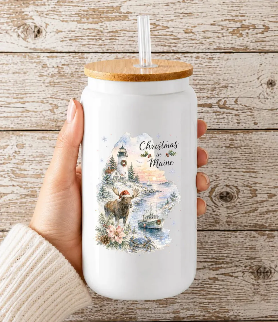 Avery Lane Gifts Christmas in Maine drikkeglas 473 ml