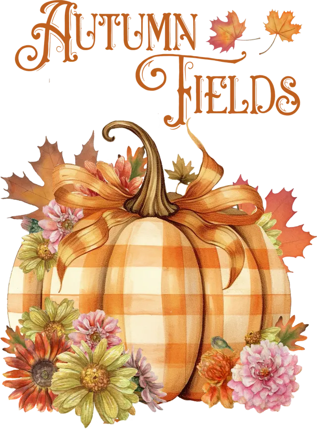 Avery Lane Gifts Autumn Harvest Checkered Pumpkins efterårspynt