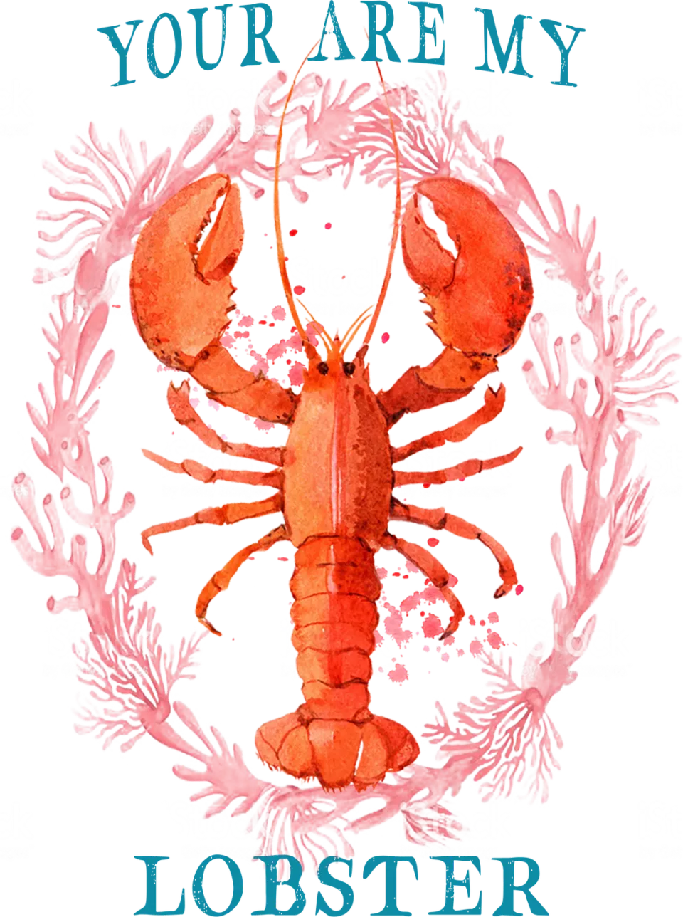 Avery Lane Gifts Coastal Lobster forklæde bomuld gave