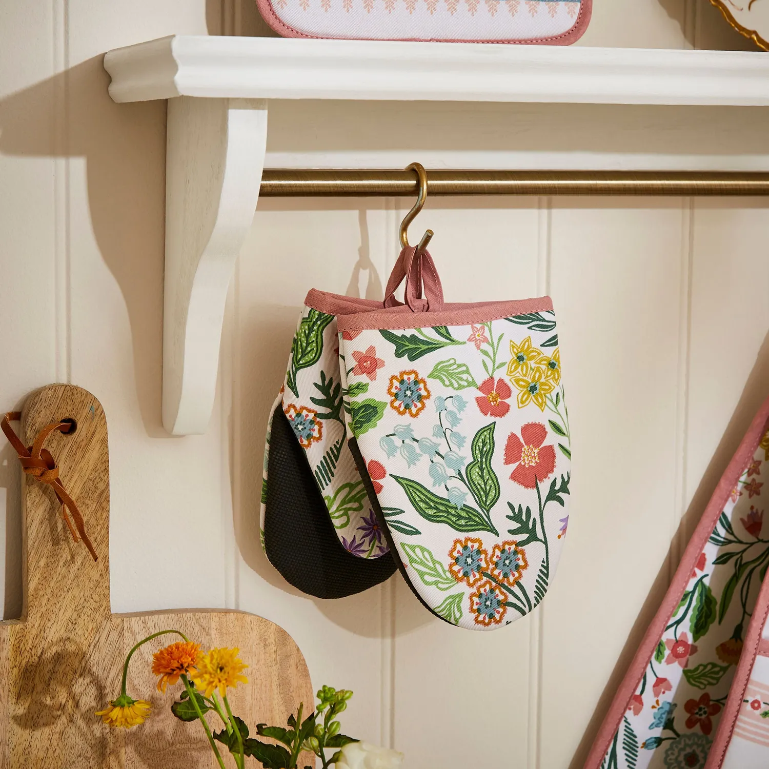 Ulster Weavers Petals & Prose grydelapper pink 2-pak