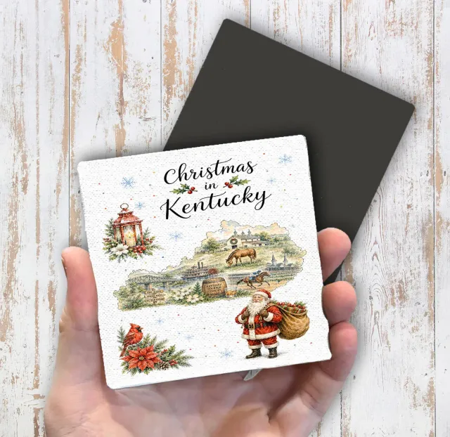 Avery Lane Gifts Kentucky magnet køleskab 10x10 cm