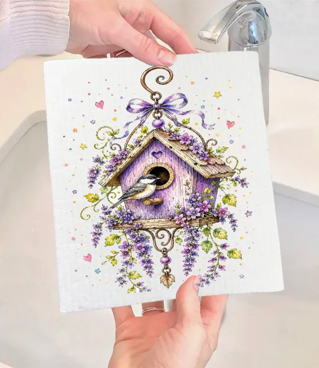 Avery Lane Gifts Lavender Birdhouse karklud svensk