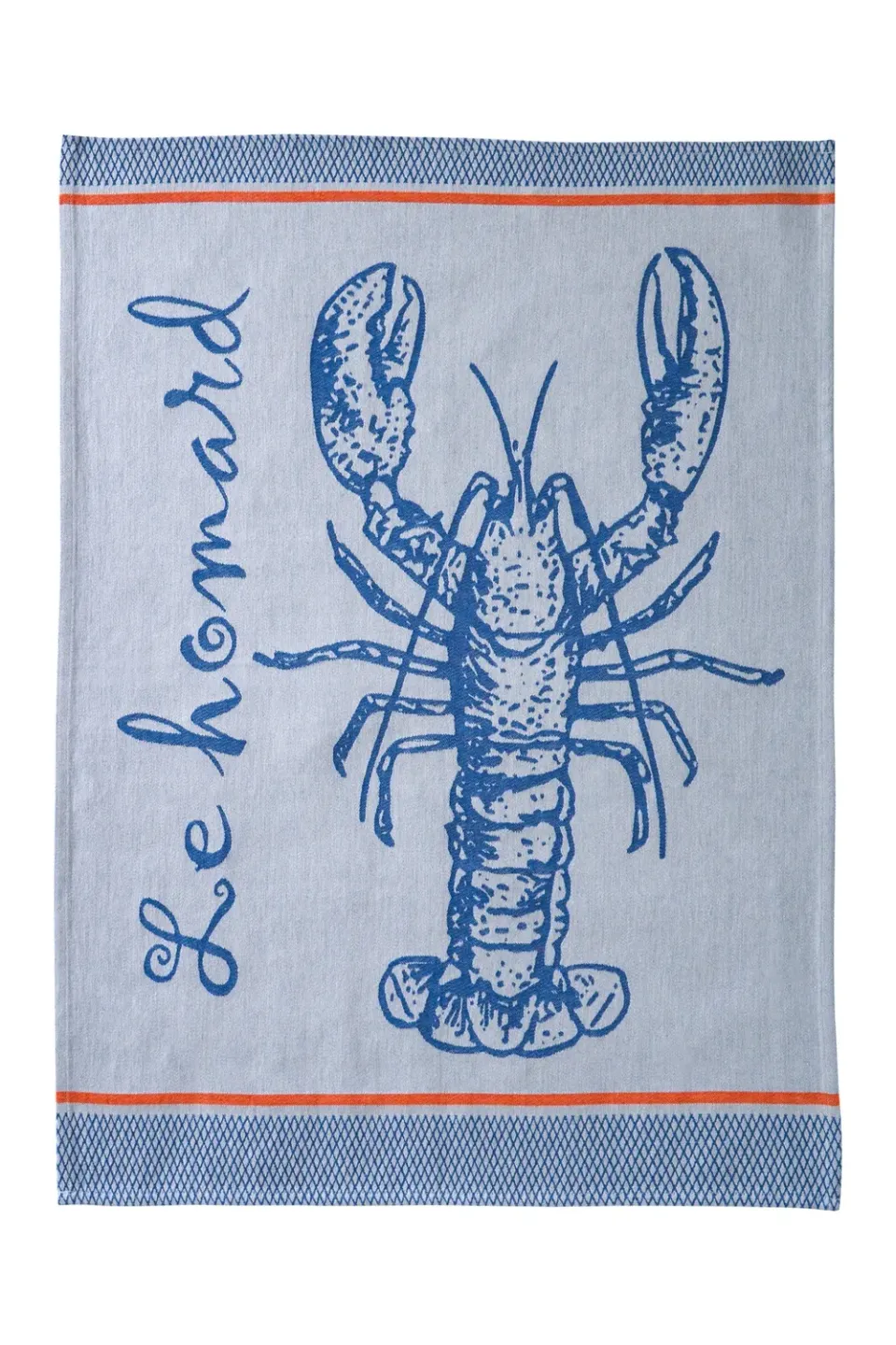 Coucke Fishing viskestykke bla 50x75 cm bomuld
