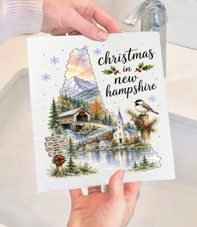 Avery Lane Gifts Christmas New Hampshire karklud 17x20 cm