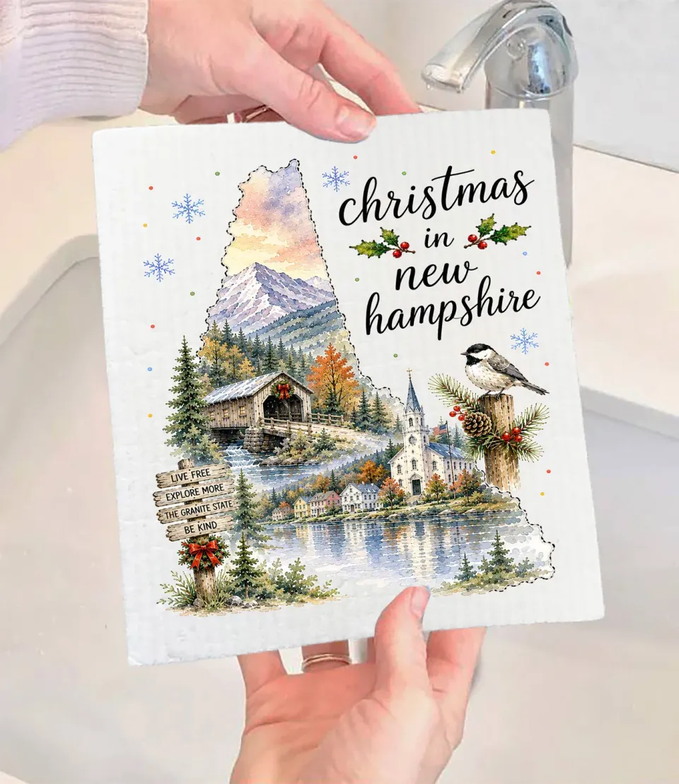 Avery Lane Gifts Christmas New Hampshire karklud 17x20 cm