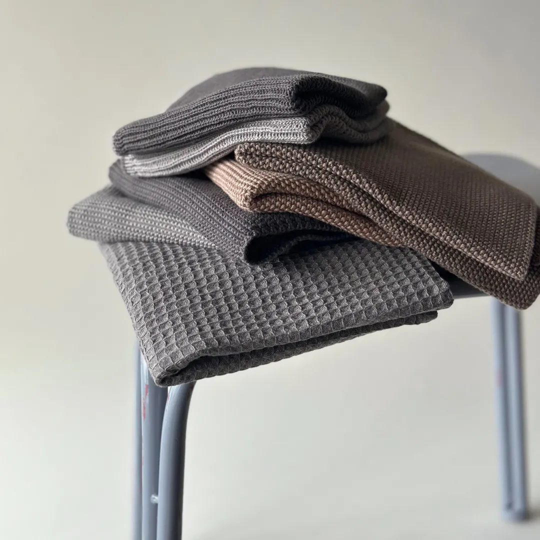 AspEgren Solid køkkenhåndklæde Flint Gray 40x50 cm bomuld