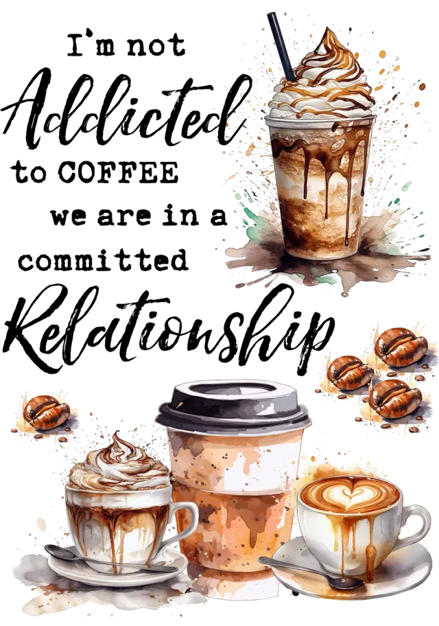 Avery Lane Gifts Addicted Coffee dåseglas sjov tekst