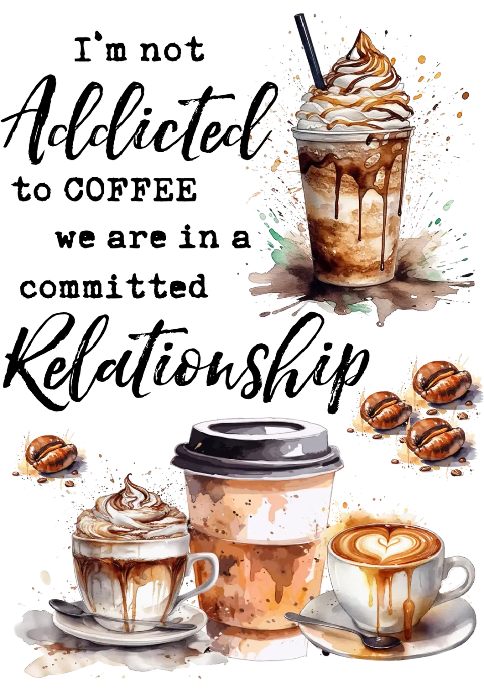 Avery Lane Gifts Addicted Coffee dåseglas sjov tekst