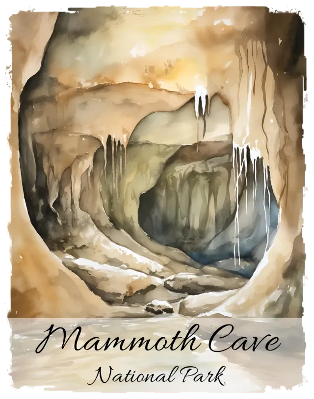 Avery Lane Gifts Mammoth Cave Kentucky krus souvenir