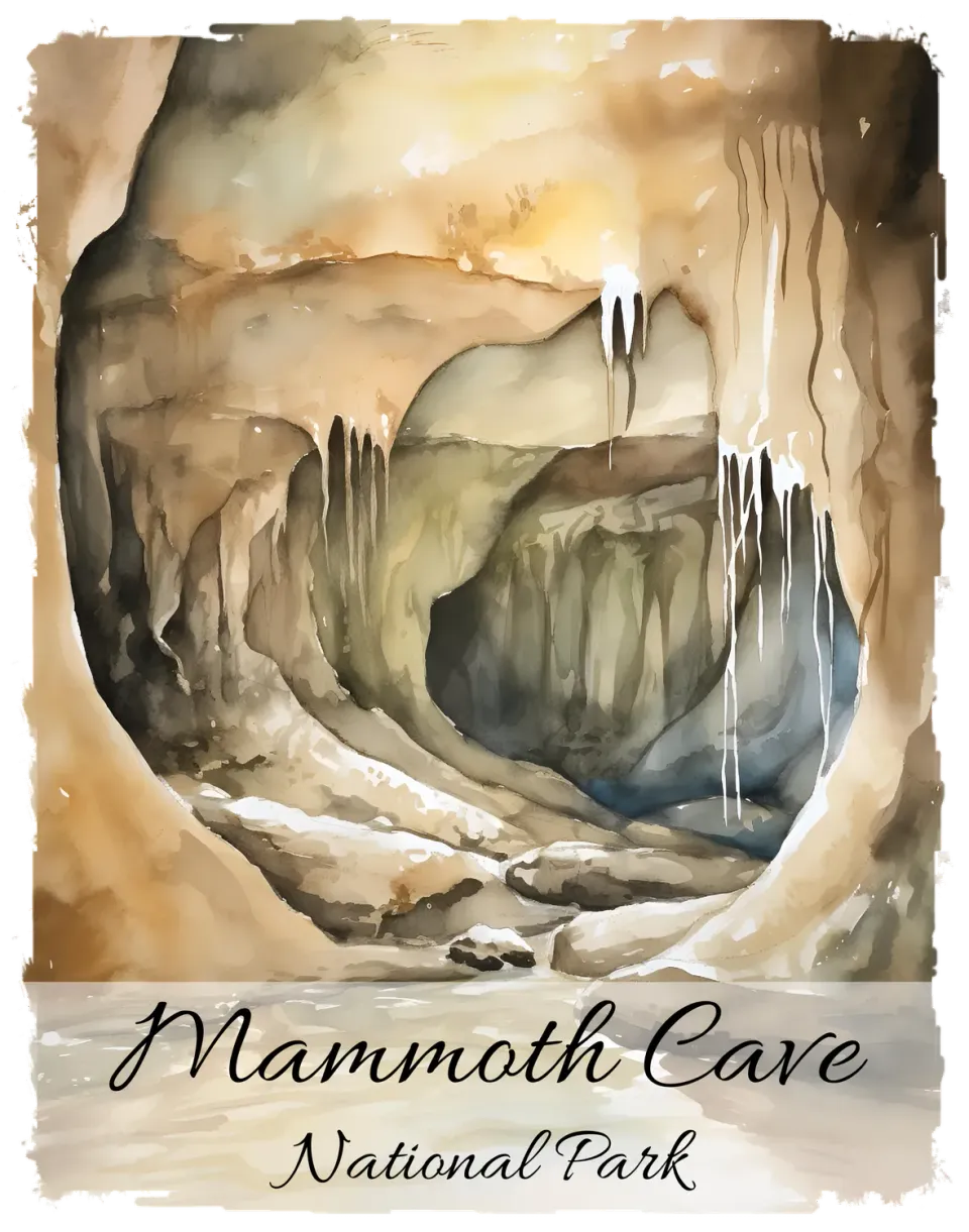 Avery Lane Gifts Mammoth Cave Kentucky krus souvenir