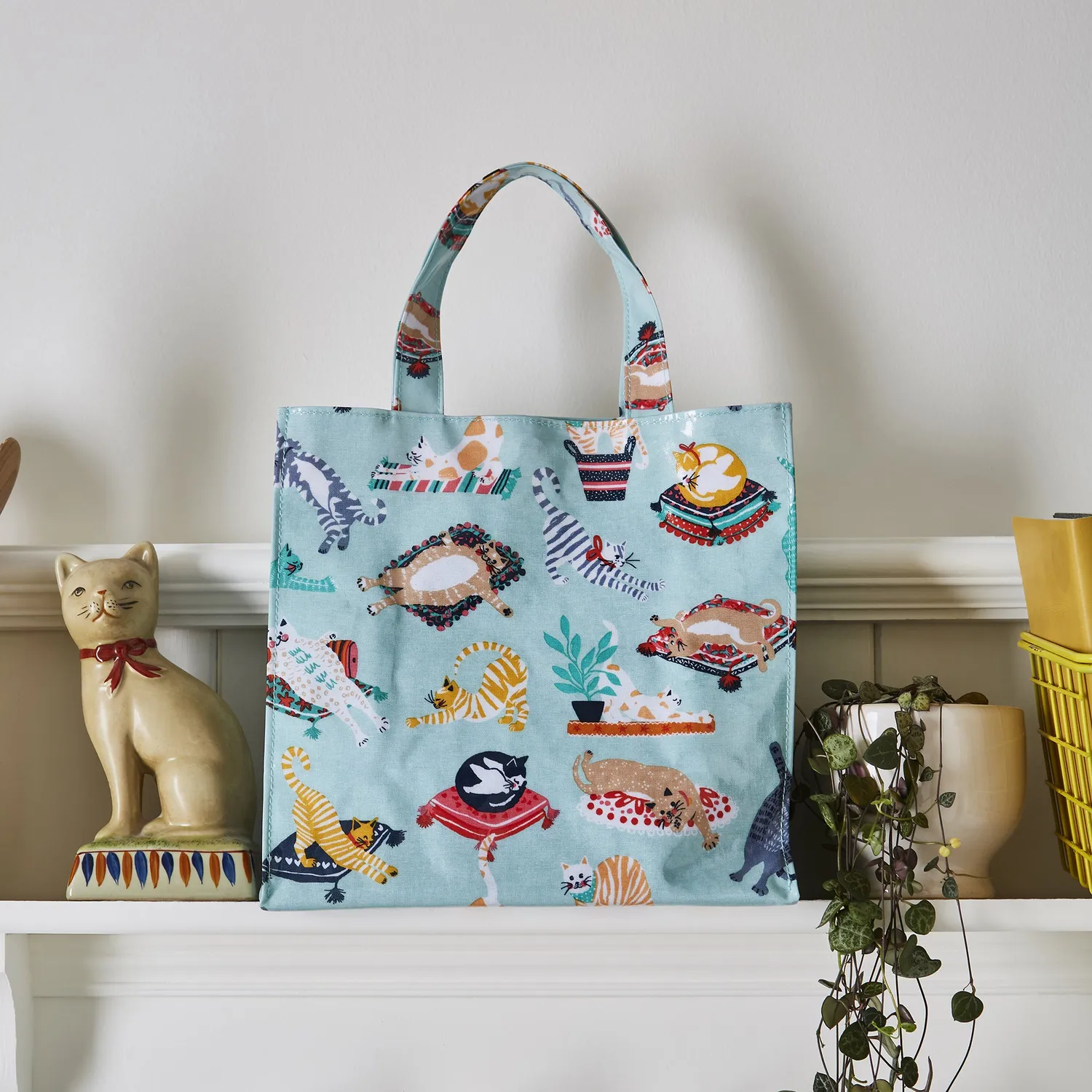 Ulster Weavers Kitty Cats shopper 25 cm blå PVC