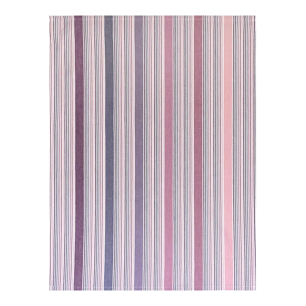 Solwang viskestykke multi lilla/rosa vævet bomuld