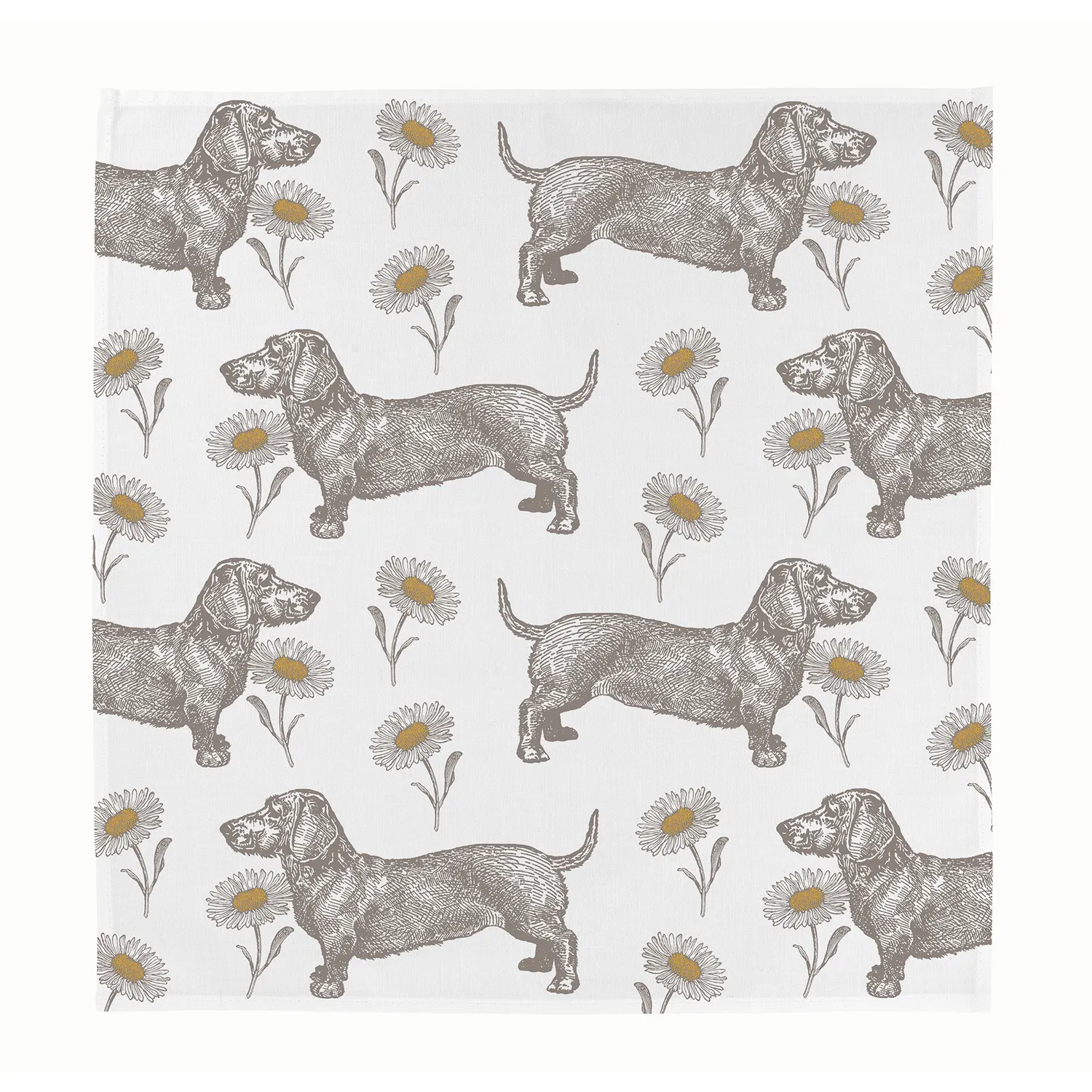 Thornback & Peel Dog & Daisy serviet 1 stk bomuld