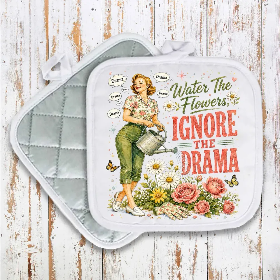 Avery Lane Gifts Ignore the Drama grydelap bomuld 20x20
