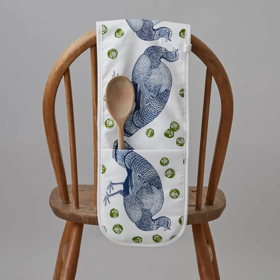 Thornback & Peel Turkey & Sprout dobbelt ovnhandske 84 cm bomuld