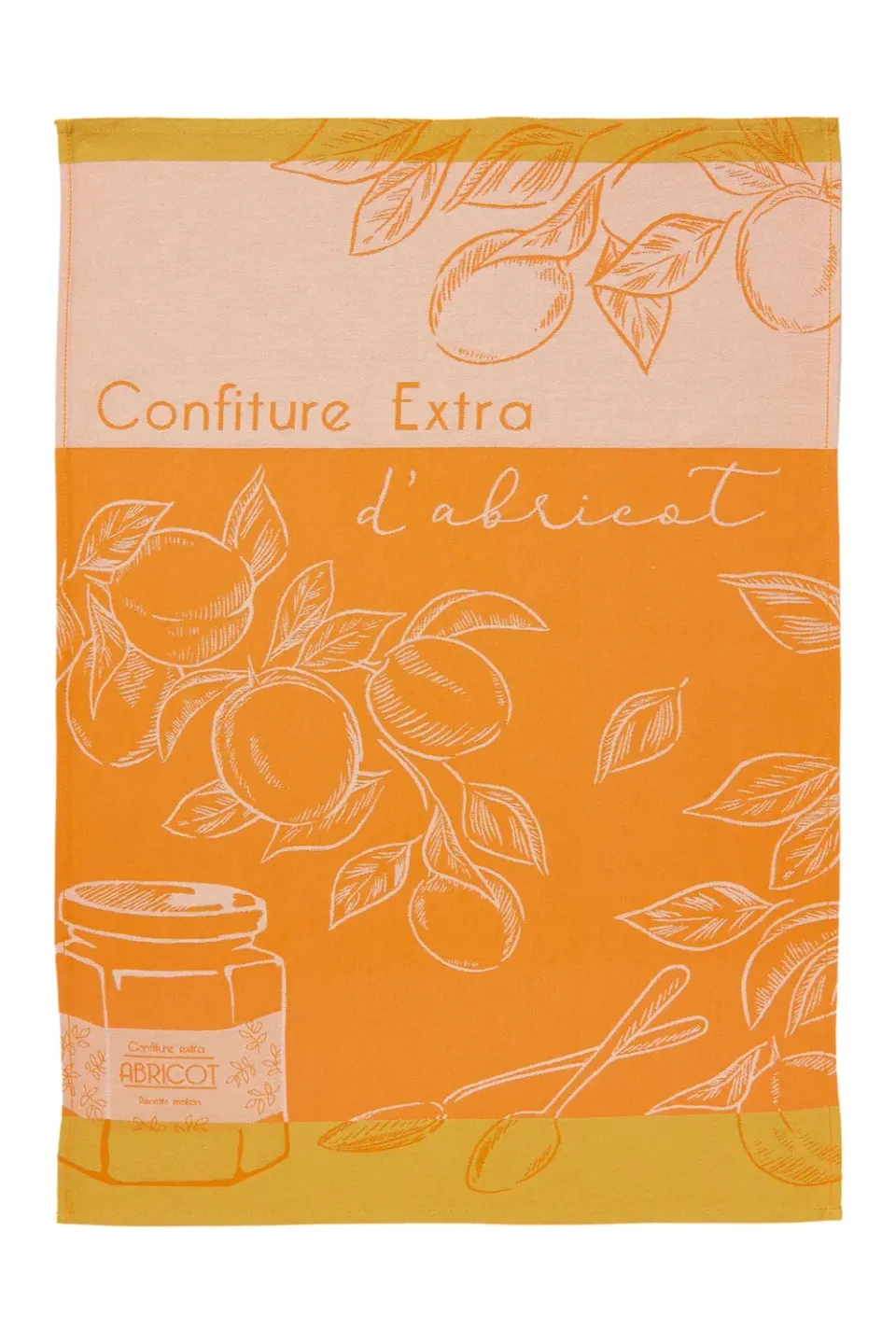 Coucke Apricot Delight viskestykke 50x75 cm orange bomuld