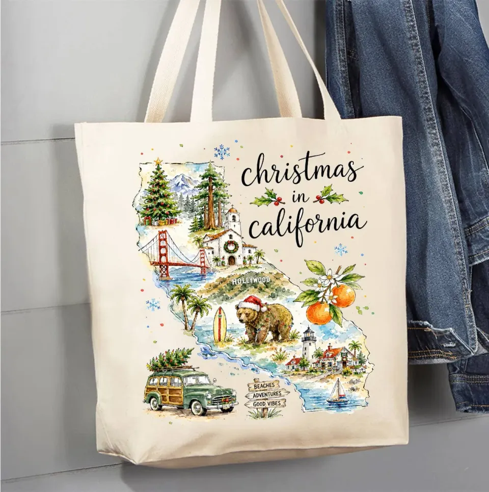 Avery Lane Gifts Christmas California mulepose bomuld 41x38