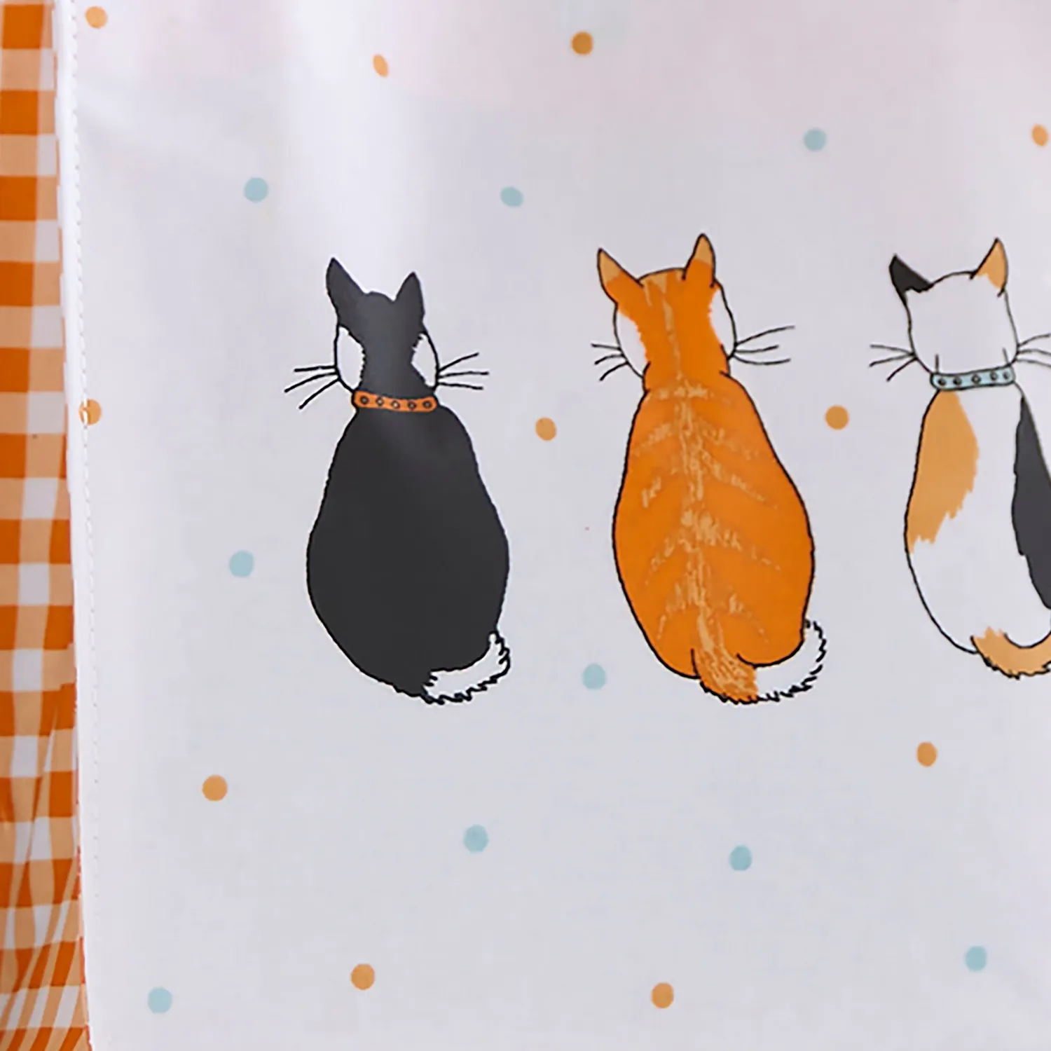 Ulster Weavers Cats in Waiting shopper lille orange PVC