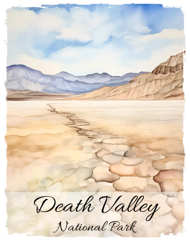 Avery Lane Death Valley National Park viskestykke bomuld