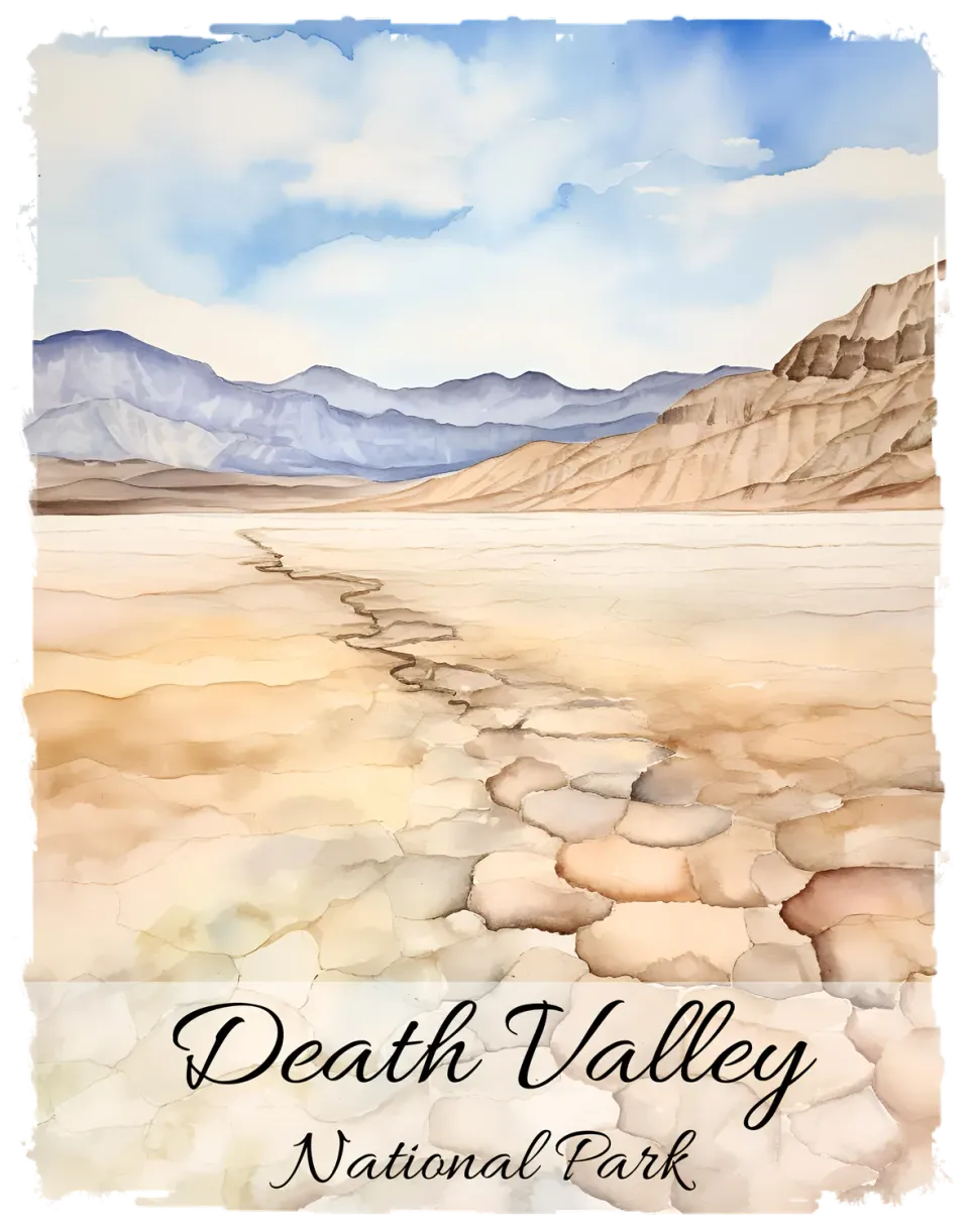 Avery Lane Death Valley National Park viskestykke bomuld