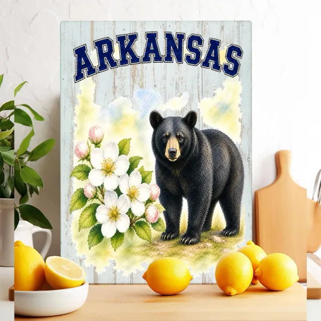 Avery Lane Arkansas State Bird skærebræt glas