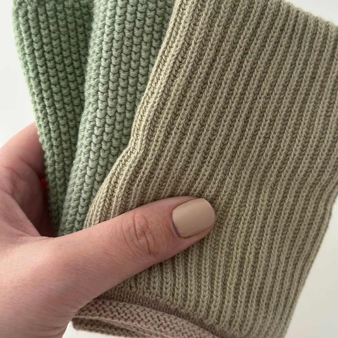 AspEgren Ripple Aloe karklud 26x26 økologisk bomuld