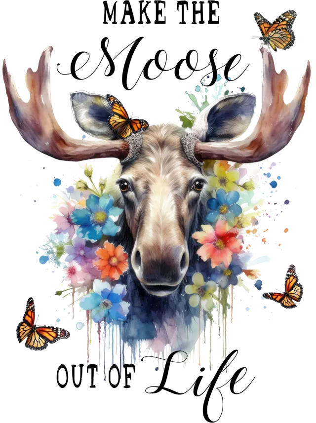 Avery Lane Gifts Make the Moose viskestykke elgm出一motiv