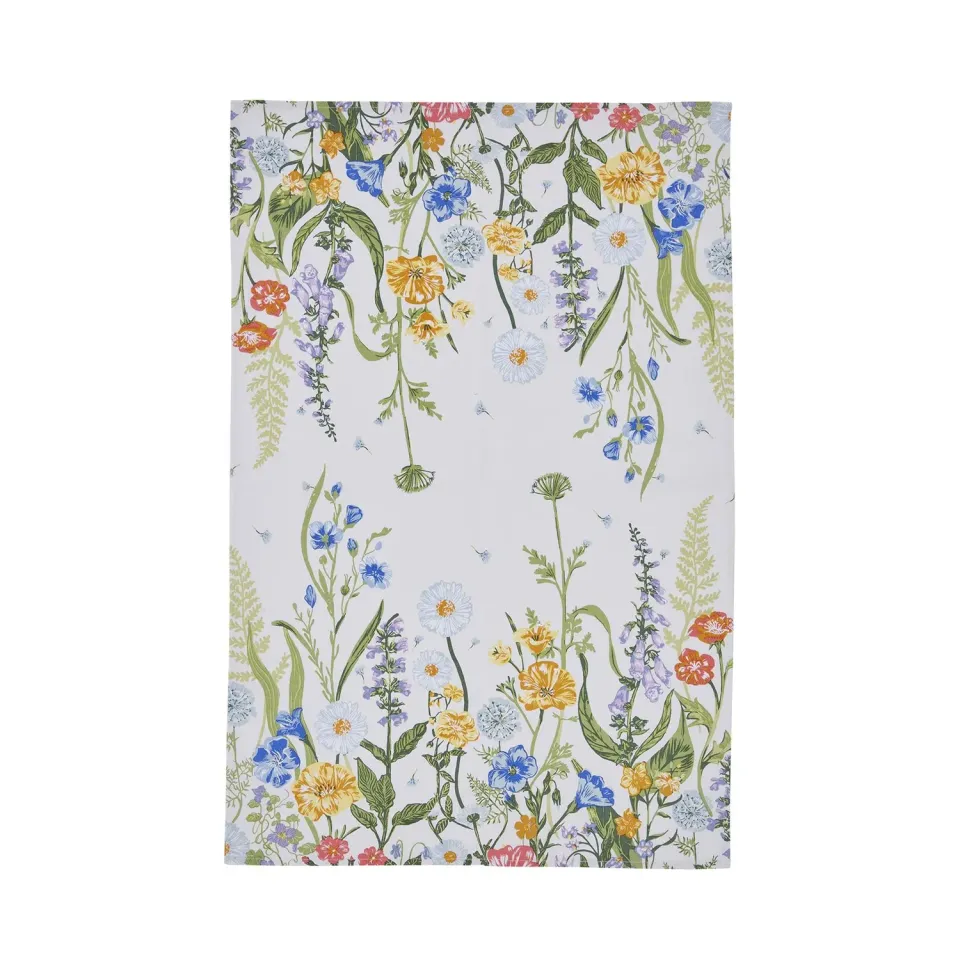 Ulster Weavers Cottage Garden viskestykke bomuld blomster