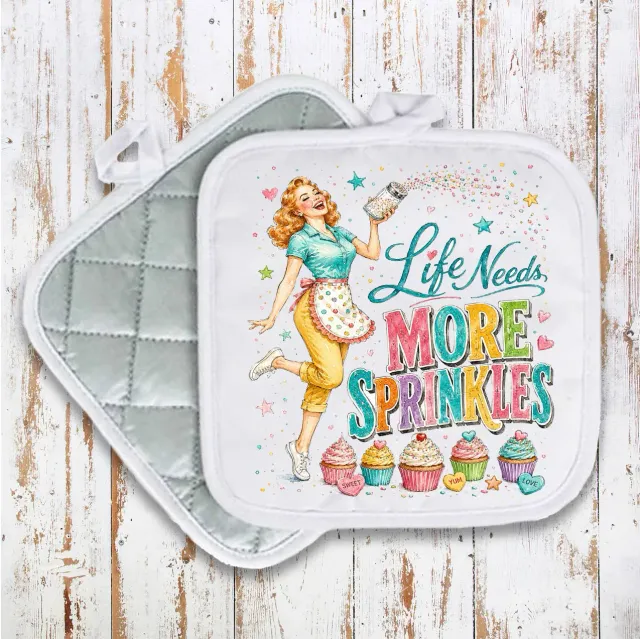 Avery Lane Sprinkles grydelap bomuld 20x20 cm quiltet