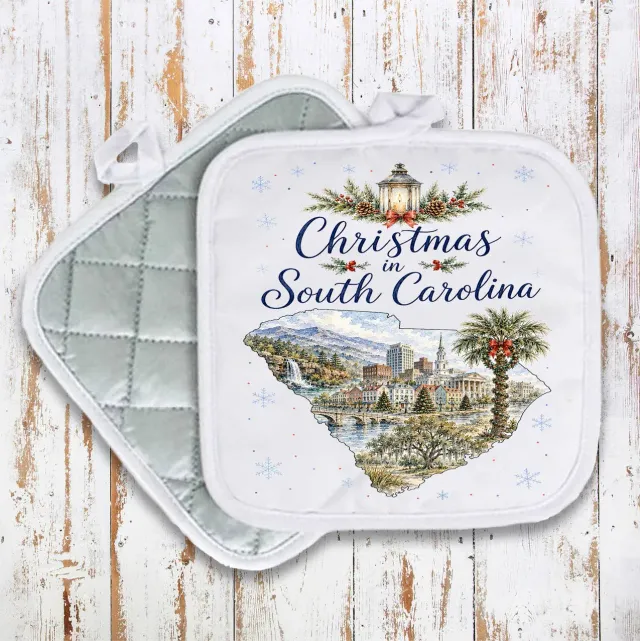 Avery Lane Gifts Christmas South Carolina grydelap 20x20 cm