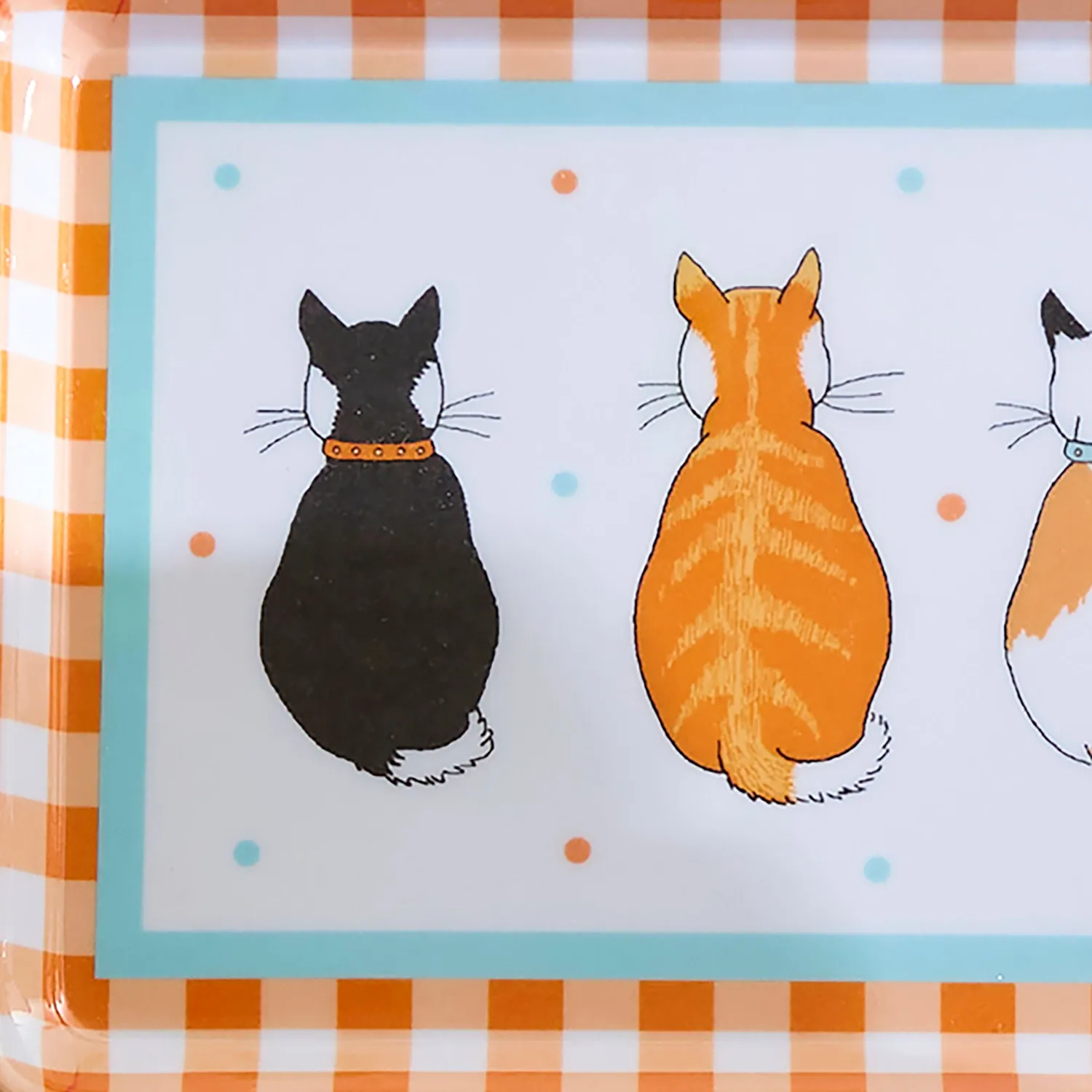 Ulster Weavers Cats In Waiting bakke orange 21x14 cm