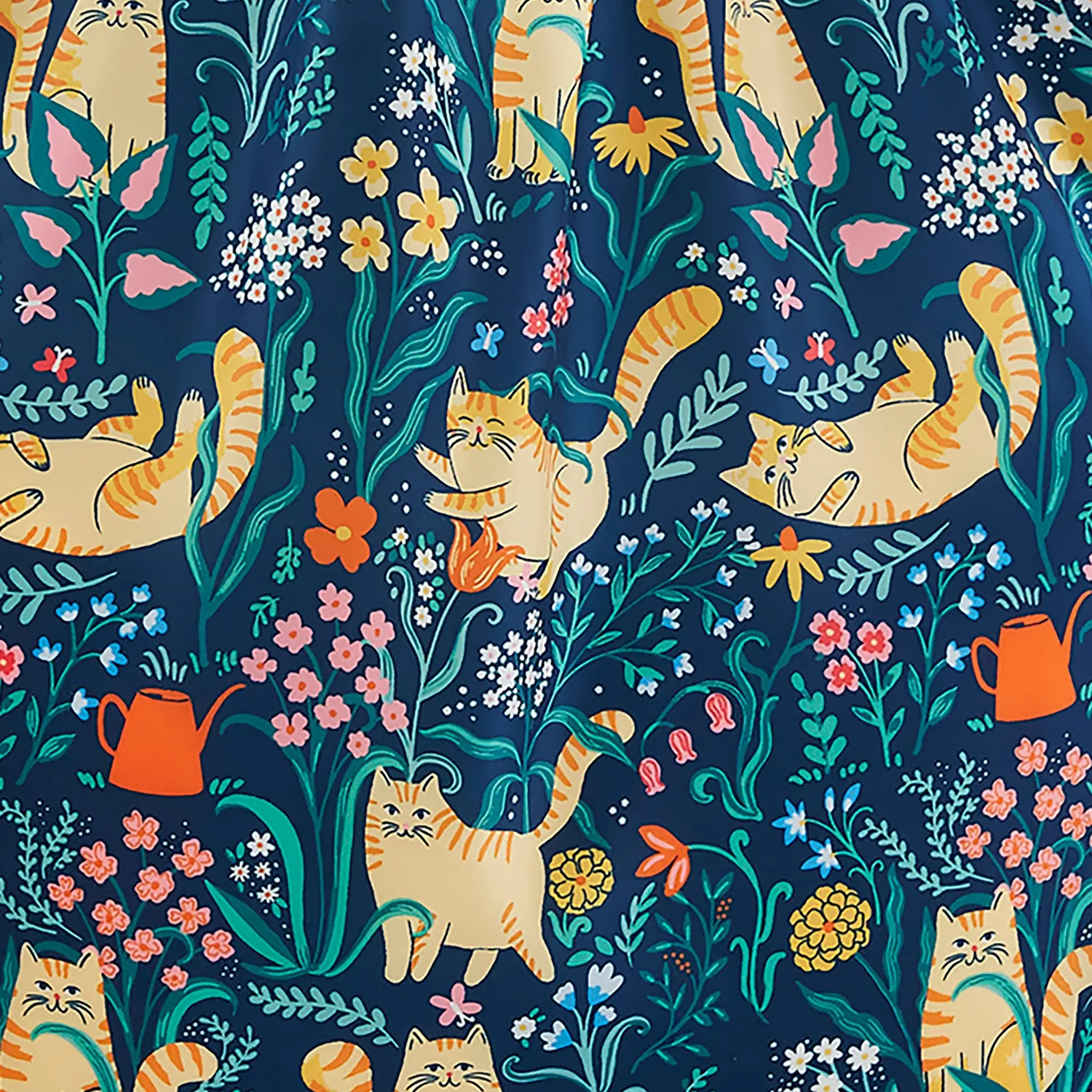 Ulster Weavers Marmalade Meadow mulepose navy