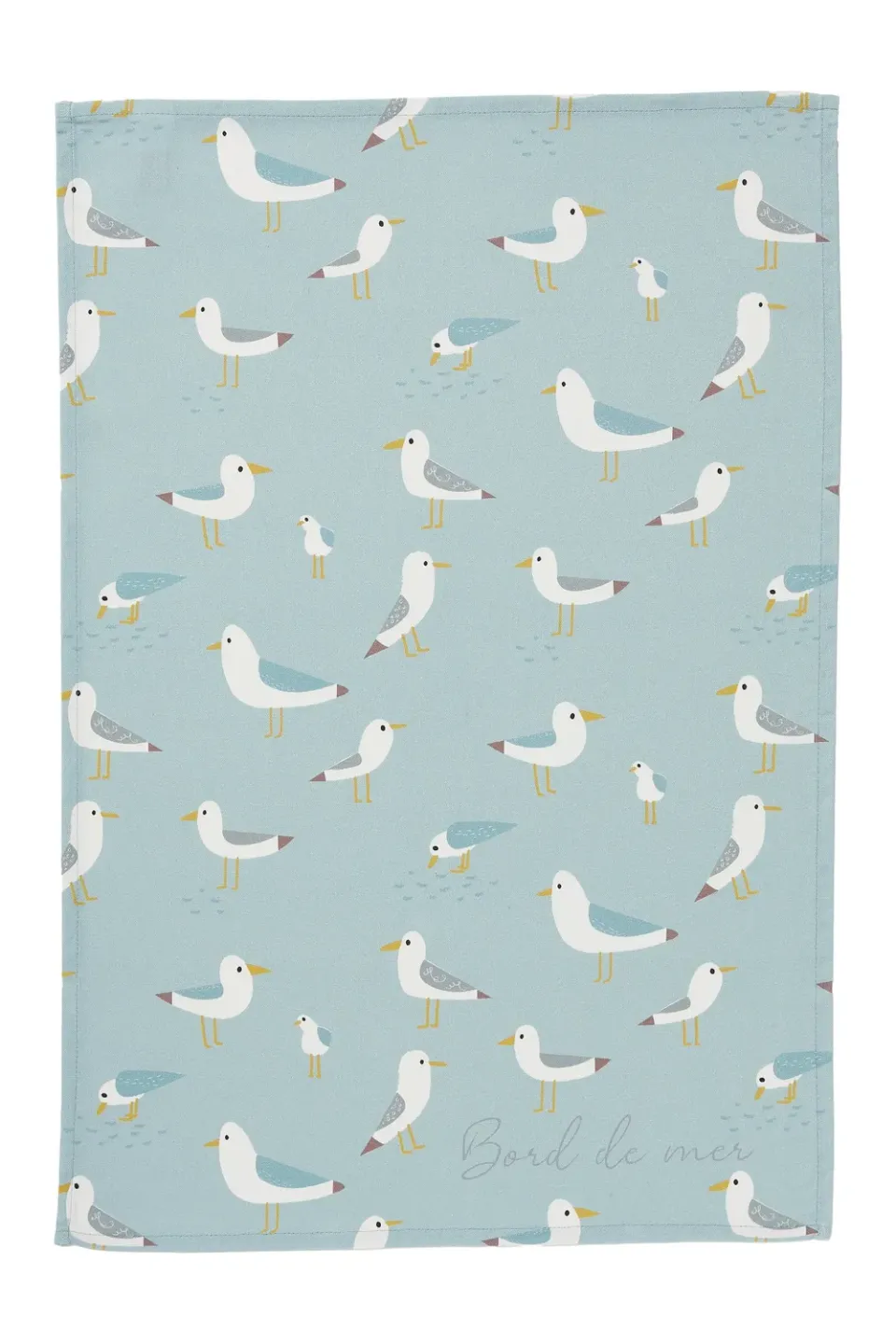Coucke Seagulls viskestykke 50x75 cm grå bomuld