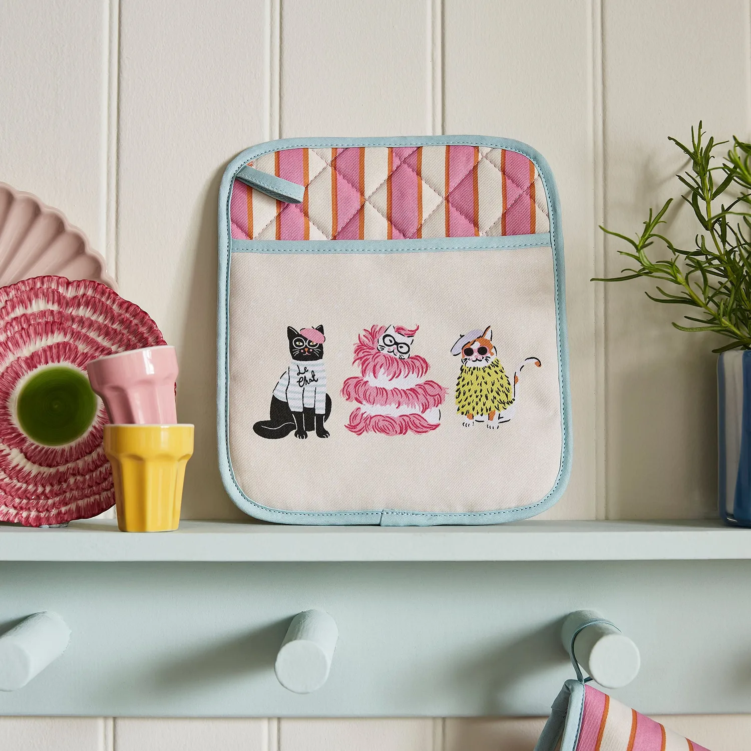 Ulster Weavers Cool Cats grydelap multifarvet bomuld