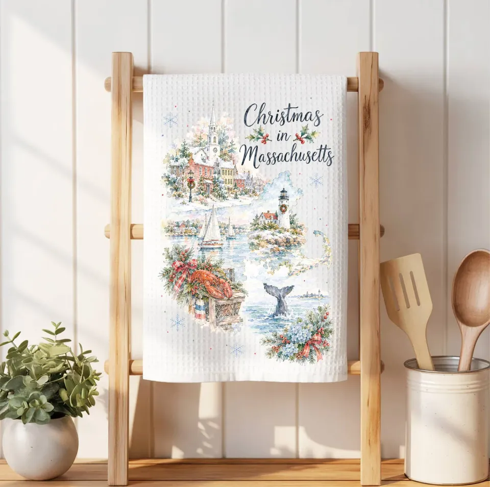 Avery Lane Gifts Christmas in Massachusetts karklud microfiber