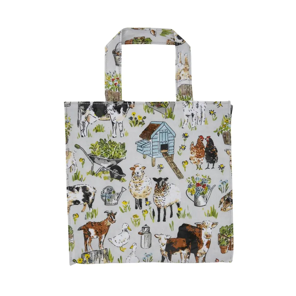 Ulster Weavers Portman Farm pvc shopper lille grå 25 cm