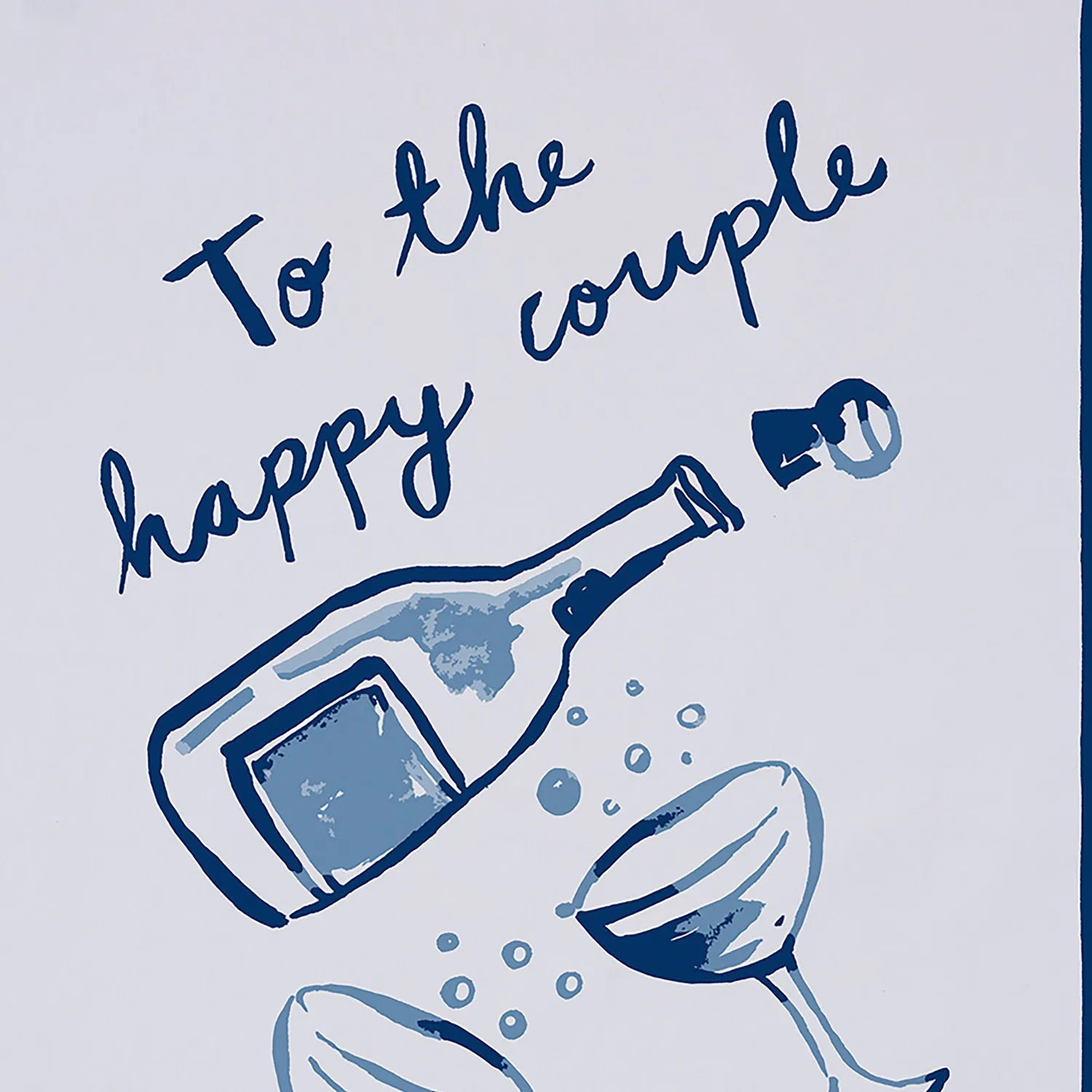 Ulster Weavers Happy Couple viskestykke 74x48 bomuld